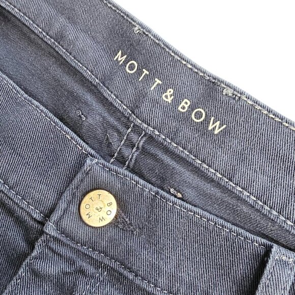 Mott & Bow Mens Straight Mercer Jeans, Blue, Cotton Stretch, Size 38 x 30 - Picture 5 of 10